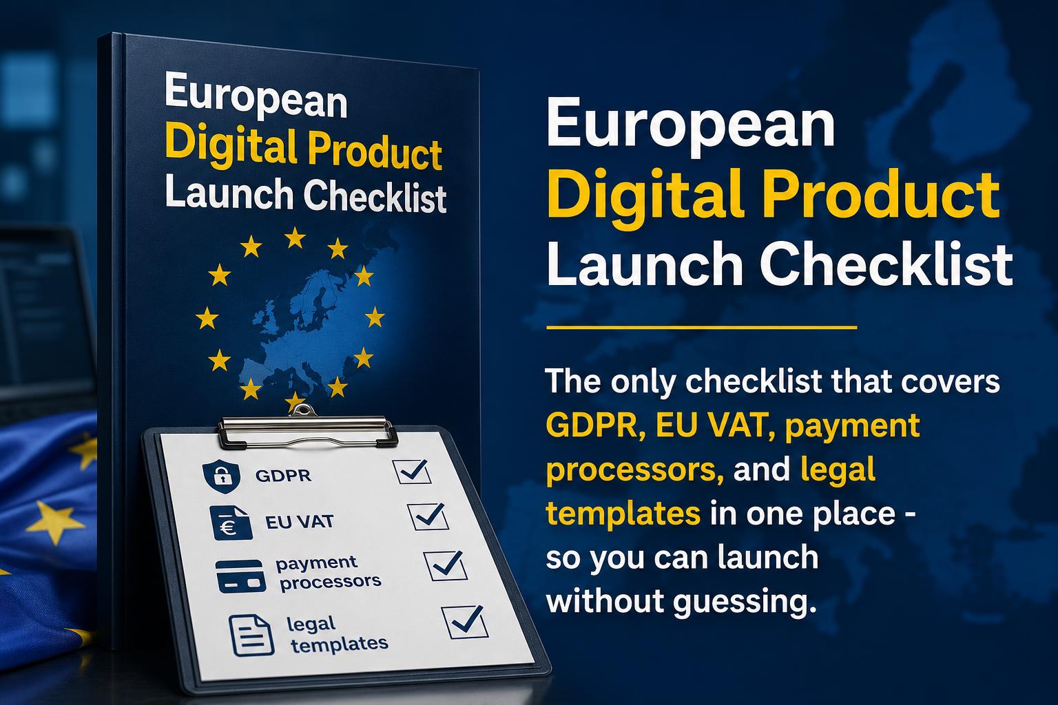 European Digital Product Launch Checklist