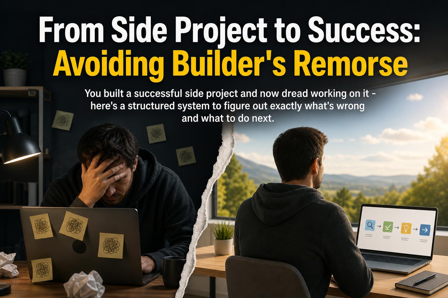 From Side Project to Success: Avoiding Builder's Remorse